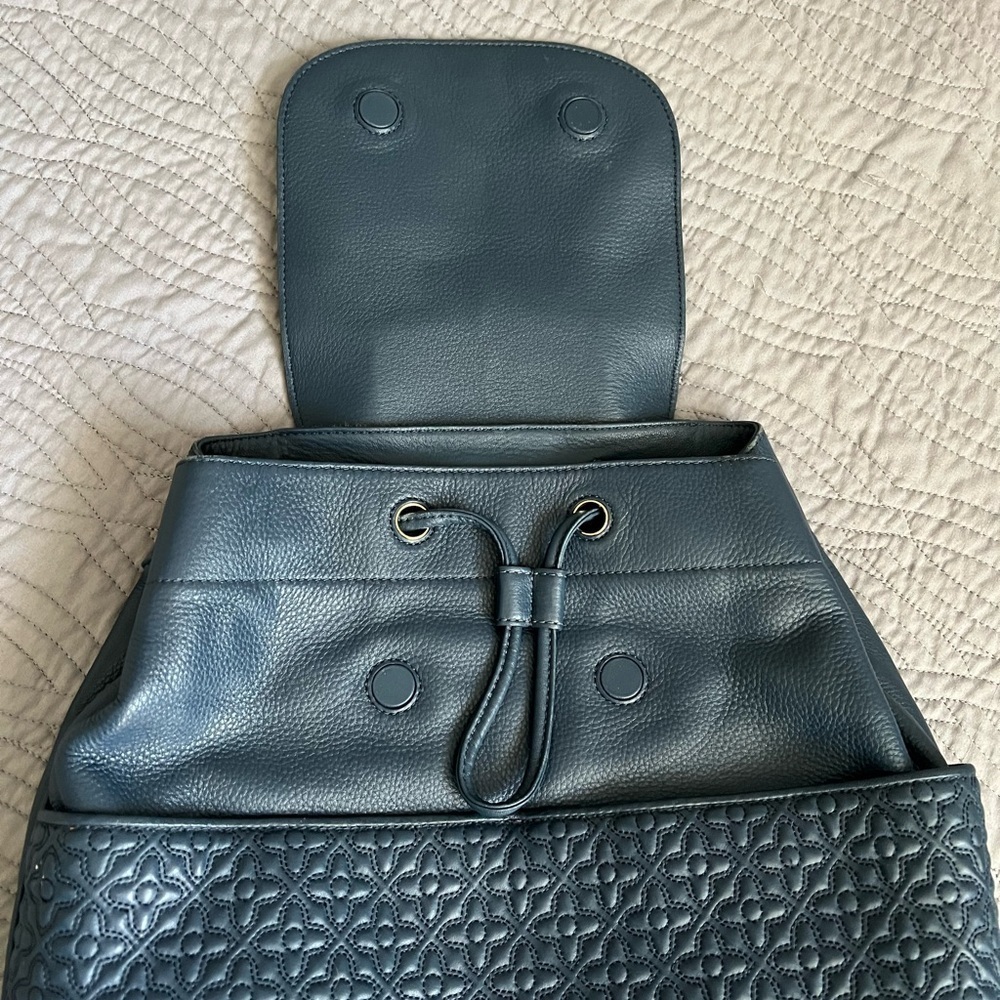 Tory Burch Navy Blue Backpack - Picture 5 of 15